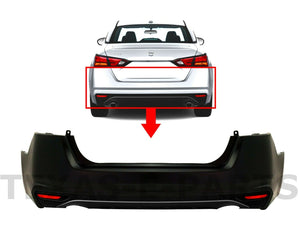 2019 2020 2021 2022 Nissan Altima Rear Bumper Cover Complete Assembly - Texas-e-parts