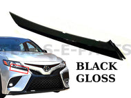 2018 2019 2020 2021 2022 2023 2024 Toyota Camry XSE SE Headlight Molding Trim Right Passenger Side Gloss Black - Texas-e-parts