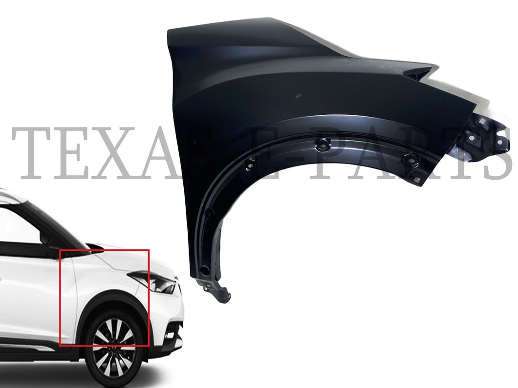 2018 2019 2020 2021 2022 2023 2024 Nissan Kicks Front Right Fender Panel Passenger Side - Texas-e-parts