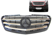 Load image into Gallery viewer, 2014-2018 Mercedes Benz Sprinter 1500 2500 3500 Front Grille Chrome With Surround Trim