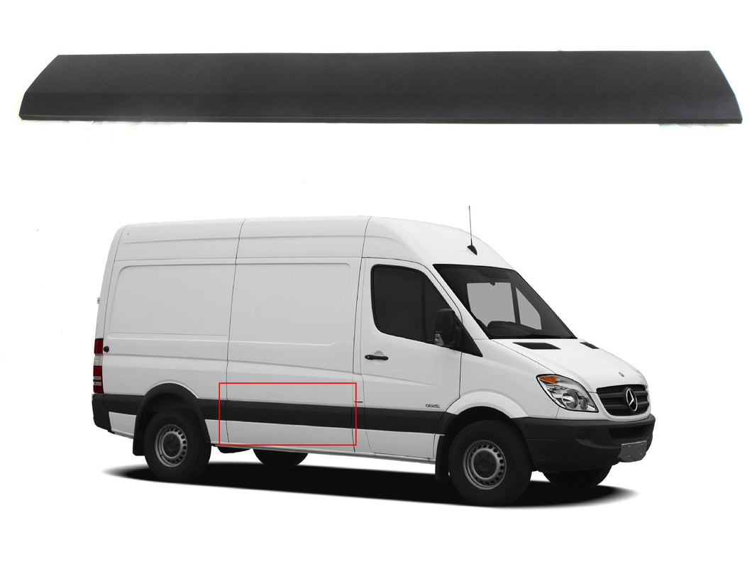 2010-2018 Mercedes Benz Sprinter 1500 2500 3500 Right Sliding Door Molding Trim Passenger - Texas-e-parts