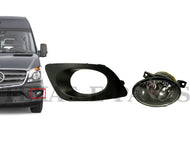 2014 2015 2016 2017 2018 Mercedes Benz Sprinter 1500 2500 3500 Front Bumper Fog Light Lamp With Cover Left Driver Side - Texas-e-parts