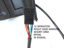 Load image into Gallery viewer, 2006-2018 Mercedes Sprinter Van Right Passenger Side View Mirror Short Arm Heated Signal - Texas-e-parts