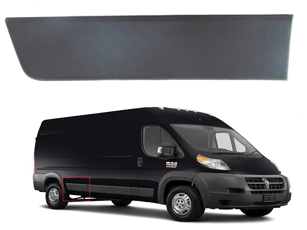 2014-2018 Ram ProMaster 1500 2500 3500 Extended Rear Right Side Body Molding Trim
