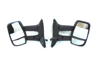 2015 2016 2017 2018 2019 2020 2021 2022 2023 2024 Ford Transit Left Right Front Door Side Rear View Mirror W Signal Long Arm Pair - Texas-e-parts