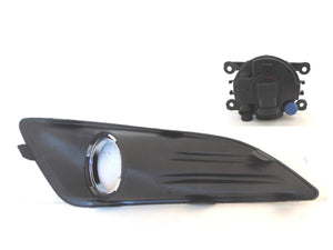 2014-2019 Ford Fiesta Fog Light Lamp Left Driver Front Bumper With Cover