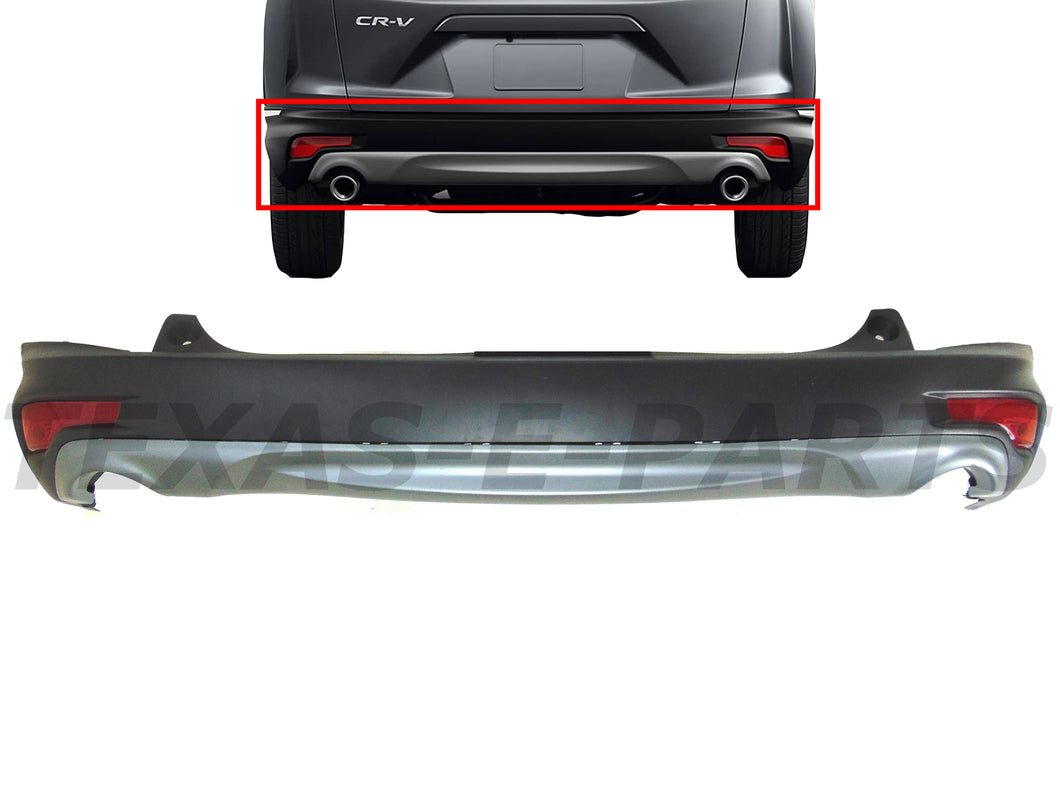 2017 2018 2019 Honda CR-V CRV Rear Bumper Cover Complete Assembly - Texas-e-parts