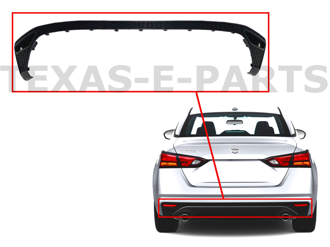 2019 2020 2021 2022 Nissan Altima Rear Bumper Finish Panel - Texas-e-parts