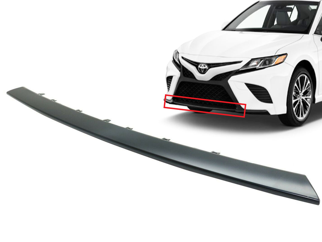 2018-2020 Toyota Camry XSE SE Front Bumper Lower Molding Trim Black