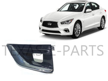 Load image into Gallery viewer, 2018 2019 2020 2021 2022 2023 2024 Infiniti Q50 Fog Light Cover Left Driver - Texas-e-parts