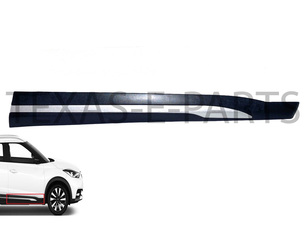 2018 2019 2020 2021 2022 2023 Nissan Kicks Front Right Door Trim Lower Molding Passenger Side - Texas-e-parts