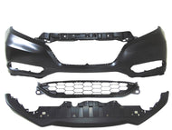 2016 2017 2018 Honda HR-V HRV Front Bumper Cover With Lower Grille & Lower Valance Cover Panel - Texas-e-parts