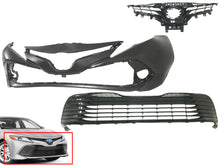 Load image into Gallery viewer, 2018 2019 2020 Toyota Camry L LE XLE Front Bumper Cover With Upper Lower Grille - Texas-e-parts