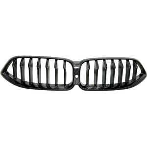 2019 2020 2021 2022 2023 2024 BMW 8-Series Gran Coupe Front Bumper Upper Grille With Rear Trunk Spoiler Curved - Texas-e-parts
