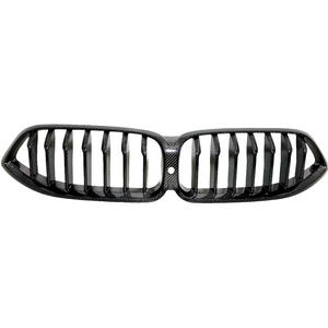 2019-2023 BMW 8 Series Gran Coupe 4 Door Sedan Front Bumper Upper Grille With Rear Trunk Spoiler Curved