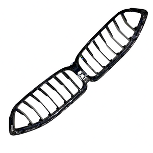 2019 2020 2021 2022 2023 2024 BMW 8-Series Gran Coupe Front Bumper Upper Grille With Rear Trunk Spoiler Curved - Texas-e-parts