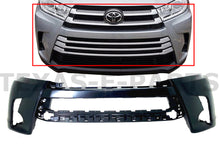 Load image into Gallery viewer, 2017 2018 2019 Toyota Highlander Front Bumper Cover Assembly