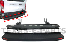 Load image into Gallery viewer, 2015 2016 2017 2018 2019 2020 2021 2022 2023 2024 Ford Transit Rear Bumper Cover Without Sensor Holes With Reflectors &amp; Reinforcement Bracket - Texas-e-parts