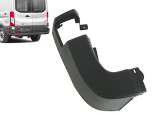 2015 2016 2017 2018 2019 2020 2021 2022 Ford Transit 150 250 350 350HD Left Driver Side Bumper End Cap Side Cover Rear - Texas-e-parts