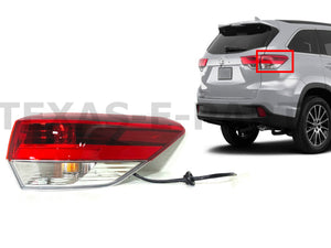2018-2019 Toyota Highlander Rear Tail Light Lamp Outer Right Passenger Side