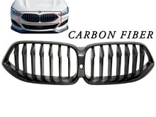 Load image into Gallery viewer, 2019-2023 BMW 8 Series Front Bumper Upper Grille Carbon Fiber Black