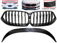 Load image into Gallery viewer, 2019 2020 2021 2022 2023 2024 BMW 8-Series Front Bumper Upper Grille With Rear Trunk Spoiler Round - Texas-e-parts