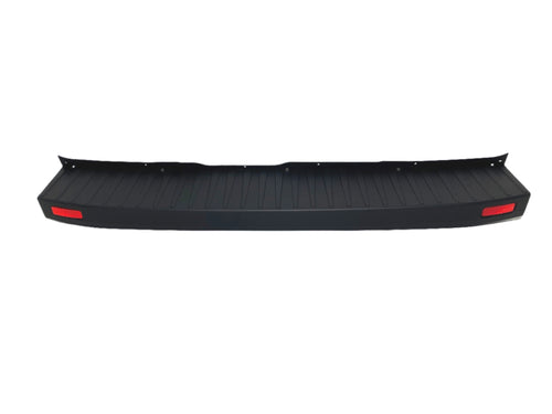 2015 2016 2017 2018 2019 2020 2021 2022 2023 2024 Ford Transit Rear Bumper Cover Without Sensor Holes With Reflectors - Texas-e-parts