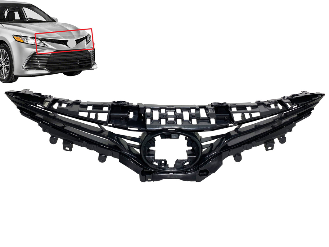 2021 2022 2023 Toyota Camry LE XLE Front Bumper Upper Grille - Texas-e-parts