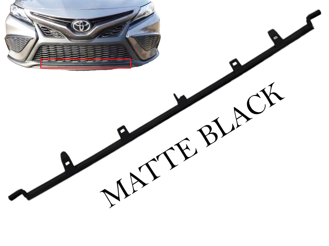 2021 2022 2023 Toyota Camry XSE SE Front Bumper Center Middle Molding Trim Lower Matte Black - Texas-e-parts