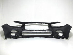 2018 2019 2020 2021 2022 2023 2024 Infiniti Q50 Q50s Sports Front Bumper Cover With Two Sensor Holes - Texas-e-parts