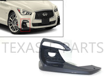 Load image into Gallery viewer, 2018 2019 2020 2021 2022 2023 2024 Infiniti Q50 Q50s Right Fog Light Cover Passenger - Texas-e-parts