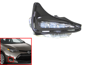 2017 2018 2019 Toyota Corolla XLE LE Daytime Running Light With Cover Front Right Passenger Side