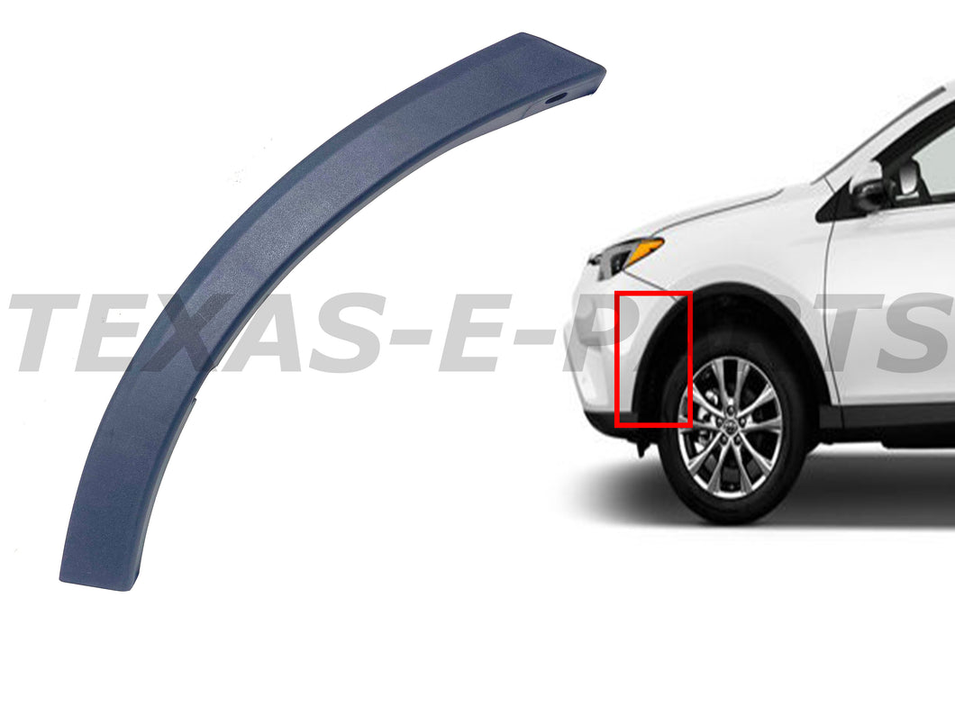 2016 2017 2018 Toyota Rav4 Front Bumper Flare Molding Trim Left Driver Side - Texas-e-parts