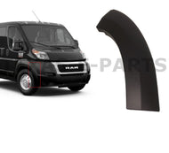 2019 2020 2021 2022 Ram ProMaster 1500 2500 3500 Front Bumper Right Passenger Side End Cap Flare Molding Trim Black - Texas-e-parts