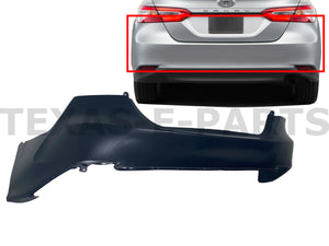 2018 2019 2020 2021 2022 2023 2024 Toyota Camry L LE XLE Rear Bumper Cover Assembly - Texas-e-parts
