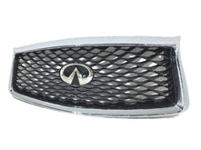 Load image into Gallery viewer, 2018 2019 2020 2021 2022 2023 Infiniti Q50 Q50s Front Bumper Upper Grille With Emblem - Texas-e-parts