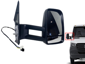 2019 2020 2021 Mercedes Benz Sprinter 1500 2500 3500 Right Front Door Side Rear View Mirror Long Arm - Texas-e-parts