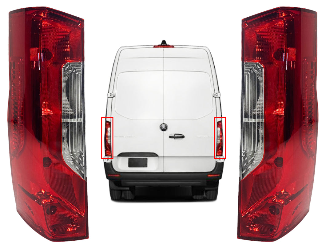 2019 2020 2021 2022 Mercedes Benz Freightliner Sprinter Left Right Rear Tail Light Lamp Set - Texas-e-parts