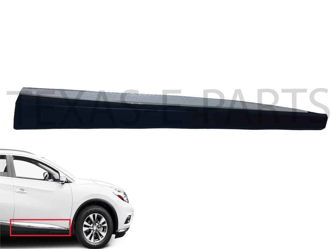 2015 2016 2017 2018 2019 2020 Nissan Murano Front Door Lower Molding Trim Right Passenger Side