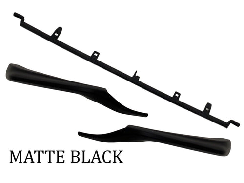 2021 2022 2023 Toyota Camry XSE SE Front Bumper Center Left Right Side Molding Trim Set Matte Black - Texas-e-parts