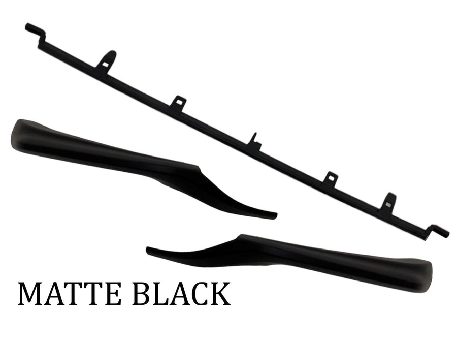 2021 2022 2023 Toyota Camry XSE SE Front Bumper Center Left Right Side Molding Trim Set Matte Black - Texas-e-parts