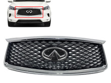 Load image into Gallery viewer, 2019-2020 Infiniti QX50 Front Bumper Upper Grille Without Camera Option - Texas-e-parts