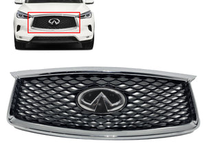 2019-2020 Infiniti QX50 Front Bumper Upper Grille Without Camera Option