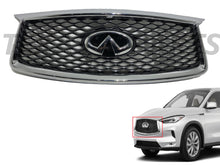 Load image into Gallery viewer, 2019 2020 2021 2022 Infiniti QX50 Grille Front Bumper Upper Grille With Camera Option