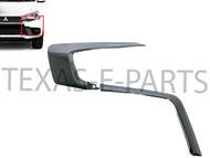 2016 2017 2018 2019 Mitsubishi Outlander Sport Front Bumper Left Chrome Trims Upper Lower Molding - Texas-e-parts
