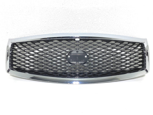 2015-2019 Infiniti Q70 Front Bumper Upper Grille With Camera Option - Texas-e-parts