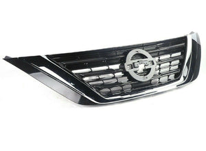 2016 2017 2018 Nissan Altima Grille Front Bumper Upper Grille Chrome - Texas-e-parts