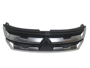 2020 2021 2022 2023 Mitsubishi Outlander Sport Front Bumper Cover With Upper Grille Side Molding Trim 4-Pcs Fog Light Turn Signal Light Covers