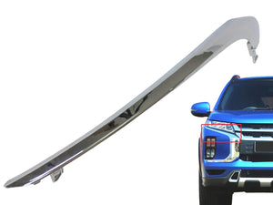 2020 2021 2022 2023 Mitsubishi Outlander Sport Front Bumper Upper Chrome Molding Trim Right Passenger Side - Texas-e-parts
