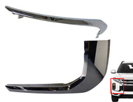 2020 2021 2022 2023 Mitsubishi Outlander Sport Front Bumper Upper Lower Chrome Molding Trim Right Passenger Side - Texas-e-parts